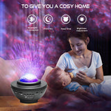 1 x RAW Customer Returns LED night light starry sky projector, Galaxy star light projector with Bluetooth speaker, remote control and timer, star projector for bedroom and decoration, gifts for children and adults - RRP €19.99