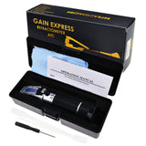 1 x RAW Customer Returns Salinity Refractometer 0-28 ATC, Sodium Chloride NaCl Salinity Meter Tester, Test Kit for Seawater Brine Seawater Food Industry Pickle Soy Sauce, 0.2 Accuracy - RRP €24.99