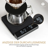 1 x RAW Customer Returns TIMEMORE Black Mirror Basic Pro, digital coffee scale with timer, 2kg 0.1g, multifunctional barista scale, espresso scale, automatic timing coffee scale, black - RRP €74.36