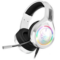 1 x RAW Customer Returns SPIRIT of GAMER - PRO H8 White RGB gaming headset cable with microphone Compatible PS5, PS4, Xbox, Switch PC Stereo 2.0 audio USB and jack output Synthetic leather padding adjustable headband - RRP €29.9