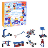 2 x Brand New RAYTZER Mechanical Building Blocks Set for Kids Create 72 Patterns of Machines, Vehicles, Inventions. Complete easy illustrated instructions for ages 6 . Ideal for STEM, Physics, Mechanics. 204pcs - RRP €60.48