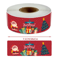 1 x Brand New Merry Christmas Stickers Self-Adhesive Pack of 240 Christmas Gift Stickers Round Christmas Stickers Labels Merry Christmas Round Stickers for Gift Bags Paper Bags Christmas Card - RRP €20.4