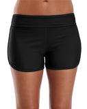 1 x RAW Customer Returns AVACOO women s swimming shorts, beach shorts, tummy control, sports bikini shorts 50 SPF, black L - RRP €18.94