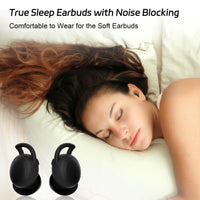 1 x RAW Customer Returns esonstyle Sleep Earbuds Bluetooth for Side Sleepers, Soft Earbuds for Sleeping Noise Blocking, Small Invisible Sleep Headphones In Ear Comfortable Tiny Earbuds Wireless Sleeping - RRP €32.99