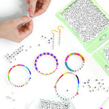 1 x RAW Customer Returns ARTDOT 800 pieces AZ letter beads, 7 mm beads for bracelets, alphabet beads for threading, make your own bracelets letter beads and round colorful smiley heart beads, letter beads for jewelry - RRP €6.68