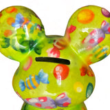 1 x RAW Customer Returns Pomme Pidou money box mouse Martha with candy motif money box made of ceramic animal money box made with paper technology approx. H19 x W10.7 x D13.3cm - RRP €30.74