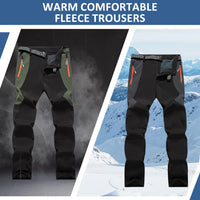 1 x RAW Customer Returns LHHMZ Warm outdoor winter trousers for men, fleece softshell hiking trousers, water-repellent hiking ski leisure trousers - RRP €39.89