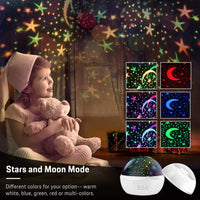 1 x RAW Customer Returns Star Projector, 360 Rotating Children s Night Light, FISHOAKY Baby Ceiling Projector Adults Children s Lamp, Ideal for Baby Room Party - RRP €20.33