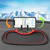 1 x RAW Customer Returns YIPBFUONE Mobile Phone Holder Car Anti-Slip Mat Dashboard 360 Degree Rotating Anti-Slip Phone Holder Car Anti-Slip Mat with Mobile Phone Holder - RRP €10.07