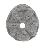 57 x Brand New Women s winter hat, beanie hat, winter knitted hat, peaked cap, ponytail hats, hats caps for knitted baseball cap, hat with braids, hole light grey  - RRP €573.99