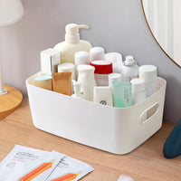 1 x RAW Customer Returns LYLIDIA 10 pieces storage box plastic 30 cm storage basket large white basket storage plastic box baskets plastic box for bathroom kitchen cupboard shelf organizer boxes - RRP €36.22