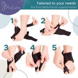 1 x RAW Customer Returns HALUTO 2in1 SET Hallux Valgus Correction Splint with Bandage Toe Separator - Toe Spreader Hallux Valgus with Ball Protection - Hallux Valgus Socks - RRP €18.14