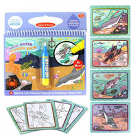 6 x Brand New Water Coloring Book Games From 2 3 4 Years Coloring Book Water Pen Water Magic Coloring Book Magic Coloring Book Water Pens For Children Coloring Book With Water Pen Painting With Water Gift Girls - Underwater World - RRP €122.4