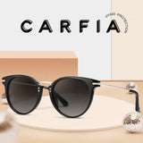 1 x RAW Customer Returns CARFIA Fashion Polarized Women Sunglasses UV400 Protection Cat Eye Brand Glasses Acetate Frame Category.3 CA5012 - RRP €34.99