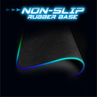 1 x RAW Customer Returns Large gaming mouse pad RGB XXXL 900x400 mm hub with 4 USB ports included 12 backlight modes Non-slip rubber base Illuminated LED ergonomic gaming mouse pad for PC - RRP €39.99