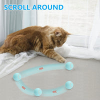 3 x RAW Customer Returns Cat Toy Electric with LED Light Cat Toy Self-employment 360 Degree Ball Interactive Cat Toy Self-Rotating Intelligent USB Rechargeable Cat Toy Ball - RRP €41.97