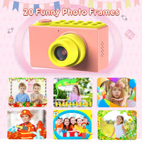 1 x RAW Customer Returns ShinePick Children s Camera, Digital Camera for Children, 8MP HD 1080P 2 Inch Screen Photo Video Frame Filter, Children s Camera with Memory Card, Xmas Birthday Gifts for Children Pink  - RRP €37.3