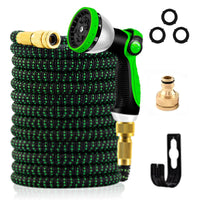 1 x RAW Customer Returns Yofidra Flexible Garden Hose 22.5m, Expandable Water Hose 3 4 inch 1 2 inch with 10 Spray Patterns, Aluminum Copper Plated, Fabric 3450D, Garden Hose for Gardening, Cleaning, Car Washing - RRP €39.99