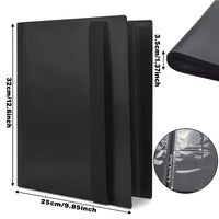 1 x RAW Customer Returns JUSONEY Trading Card Album - 468 Pockets Collector s Album 26 Pages Per 9 Pocket with Waterproof Black Book Cover, Perfect for Collecting Cards for MTG Magic, Yu-Gi-Oh, Match Atta 468 Cards  - RRP €15.99