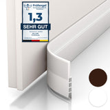 2 x RAW Customer Returns Vellure Security door draft excluder - NEW Premium door sill draft excluder quick and easy to apply also ideal for protection from sounds, cold and closing the entrance door 1 x white  - RRP €29.8