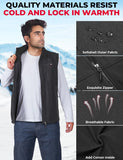 1 x RAW Customer Returns KEMIMOTO heated vest with app remote control, heated vest for men and women, with 10000mAh battery, heated vest with 4 heating zones, for motorcycling, fishing, skiing, size L - RRP €59.99