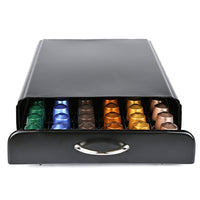 1 x RAW Customer Returns HiveNets Nespresso Drawer to Store Coffee Capsules Capsule Holder with Metal for 60 Pcs - RRP €37.75