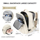 1 x RAW Customer Returns SZLX Ryanair Cabin Backpack 40x20x25 Cabin Underseat Luggage 45x36x20 Easyjet Women Men Travel Bag Airplane Cabin Waterproof Laptop Backpack with Shoe Compartment - RRP €36.38