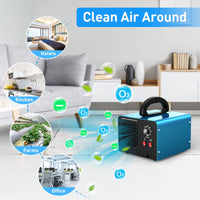 1 x RAW Customer Returns Kasakily Ozone Generator, 28000mg hr Ozone Device with 2 Modes, Industrial Ozone Air Purifier with Timer, Efficient and Portable, for Rooms, Garages, Farms, Hotels, Cleans up to 300  - RRP €90.74