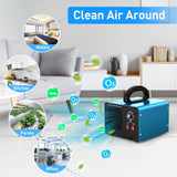 1 x RAW Customer Returns Kasakily Ozone Generator, 28000mg hr Ozone Device with 2 Modes, Industrial Ozone Air Purifier with Timer, Efficient and Portable, for Rooms, Garages, Farms, Hotels, Cleans up to 300  - RRP €100.84