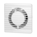 1 x RAW Customer Returns Virone bathroom fan 100mm wall mounting, silent operation with timer  - RRP €25.7