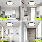 1 x RAW Customer Returns OTREN LED Ceiling Light Ceiling Lamp Flat Round 4000K Bathroom for Kitchen Living Room Hallway, 30CM 36W - RRP €25.99