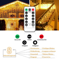 1 x RAW Customer Returns Maxee 4 pieces 20M 4 pieces 3M LED fairy lights battery, 8 modes remote control, timer fairy lights, IP65 waterproof, outdoor fairy lights wire for Christmas indoor outdoor decoration, warm colors - RRP €33.26