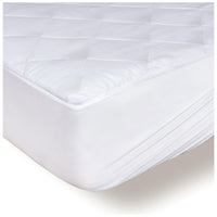 1 x RAW Customer Returns Mattress protector 180x200 quilted - mattress topper up to 40 cm high with elastic band - mattress protector 180x200 - Oeko-Tex and breathable - not waterproof - RRP €22.18