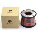 1 x RAW Customer Returns 1.3mm Silicone Electrical Wire 20Meters Black 10M Red 10M 16awg Hook Up Wires Stranded Tinned Oxygen-Free Copper Wire High Temperature Resistance - RRP €19.84