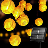 1 x RAW Customer Returns Auting Solar Fairy Lights Lantern Outdoor, Lanterns Outdoor Weatherproof 6M 20 LED Lanterns Solar Lamps for Fairy Lights Outdoor, 8 Modes Solar Lighting for Garden, Balcony, Yard, Party Decoration Warm White  - RRP €14.56