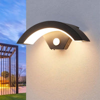 5 x RAW Customer Returns Outdoor wall light with motion detector, 24W modern wall lamp LED outdoor IP65 waterproof, warm white outdoor lamp motion detector for garden hallway staircase - RRP €164.9