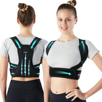 1 x RAW Customer Returns Safejoy back straightener, posture correction back women and men, back belt straightener-shoulder belt posture correction back trainer back support - RRP €32.26