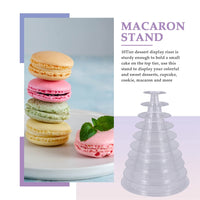 1 x RAW Customer Returns Liseng 10 Tier Cupcake Holder Stand Round Macaron Tower Stand Clear Cake Screen Rack for Wedding Birthday Party Decoration - RRP €30.73