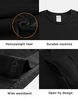 1 x RAW Customer Returns LAPASA Men s Thermal Fleece Suit Thermal Tights Thermal Shirts Winter Sports Set Ski Snowboard Sports Running Trekking 11 Black L - RRP €34.61