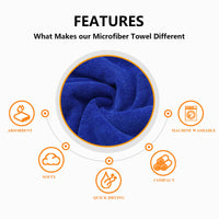 2 x Brand New Morezi dog bathrobe jacket vest, quick-drying cotton stretch towel, suitable for pets after bathing and walking-Blue-S - RRP €40.8