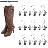 15 x Brand New N A SUNTRADE Double Adjustable Clips Boot Hangers, Space Saving Boots Socks Bags Hanging Clips Boot Holder Boot Organizer 9  - RRP €389.85