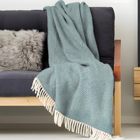 2 x Brand New LaiEr pure cotton decoration blankets, extra soft fluffy blankets 127x170cm, warm blanket, cozy microfiber sofa blanket, armchair and camping - RRP €40.8