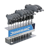 1 x RAW Customer Returns Silverline - Trx pin wrenches with T-handles, 10 pcs. Set T9 T50 328015  - RRP €18.99