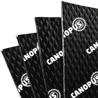 1 x RAW Customer Returns CANOPUS Professional Car Insulation Mat 2mm 0.47m , 5 Sheets Heavy Duty Self-Adhesive Alubutyl Sound Insulation Car, Vibration Damping for PC, Vehicle, Vehicle Floor, Side Walls, Doors, Engine Insulation Mat - RRP €25.52