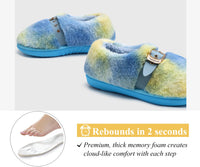 1 x Brand New KuaiLu Comfortable Memory Foam Women s Orthopedic Slippers Winter Warm Fur Slippers with Arch Lightweight Non-Slip Indoor Outdoor Size 41 Blue - RRP €51.6