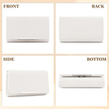 1 x RAW Customer Returns BAICLES Women Evening Bag PU Leather Clutch Bag Wedding Elegant Bridal Bag Shoulder Bag Women Small Party Leisure White - RRP €58.8