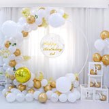 3 x Brand New Circle Balloon Frame Kit, Balloon Stand, Balloon Stand, Balloon Stand Set, Balloon Stand Set, Balloon Arch Kit, Birthday Party Decoration - RRP €33.27