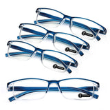 1 x RAW Customer Returns TERAISE 4PCS Reading Glasses for Men, Blue Light Reading Glasses, Lightweight Comfortable Reading Glasses for Men and Women, Sturdy Computer Glasses including Glasses Case 1.75X  - RRP €21.17