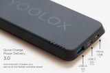 1 x RAW Customer Returns YOOLOX 10k - 2nd Generation - Wireless Powerbank - 10000 mAh, 18W Fast Charge, USB C, wireless charging compatible with iPhone, Samsung Galaxy, Google Pixel, etc. - RRP €25.16