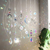 1 x RAW Customer Returns Sun catcher crystal window, 6 pieces lotus bead pendant decoration, window decoration hanging, crystal sun catcher, rainbow sun catcher crystal, rainbow crystal pendant, home garden decoration - RRP €17.14